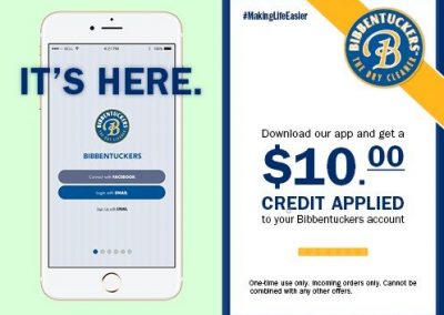 Get $10.00 Credit by using the App